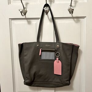 Henri Bendel Influencer Tote Grey/Pink - 3
